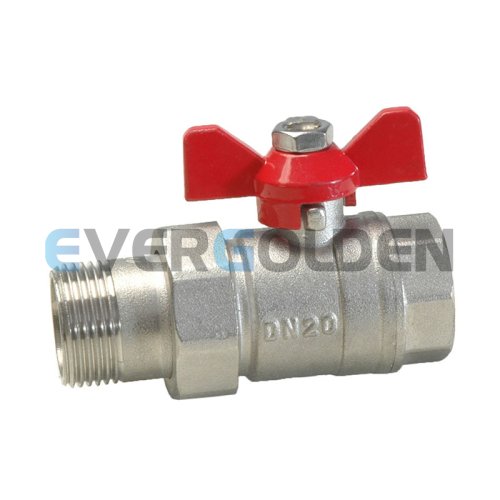 EG1024 BRASS FULL PORT BALL VALVE WITH UNION 