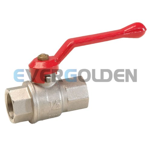 EG105 BRASS FULL PORT BALL VALVE F/F, ALUMINIUM HANDLE   