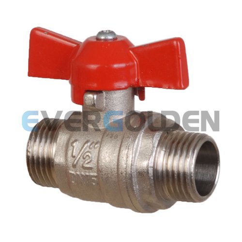 EG1023 BRASS FULL PORT BALL VALVE M/M   