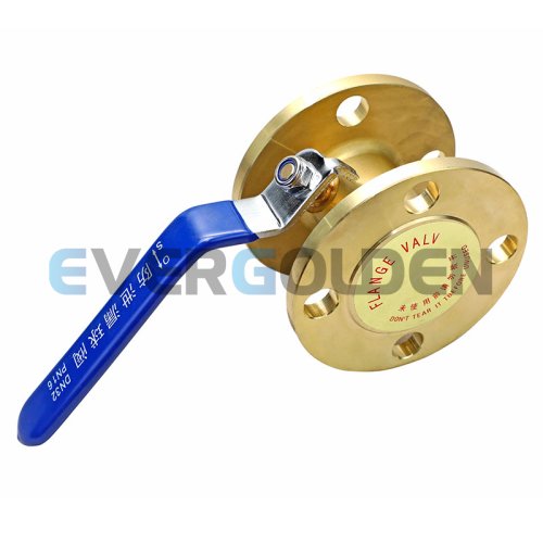 EG106 BRASS FULL PORT BALL VALVE FLANGE TYPE    